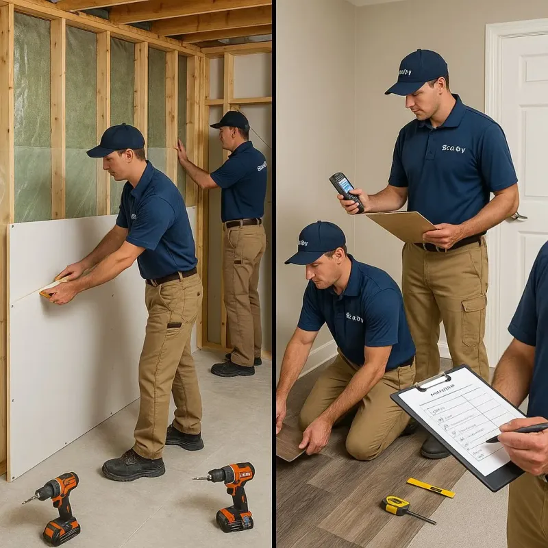 Repairs and Reconstruction process in Vinton, LA